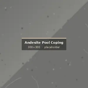 Andesite Pool Coping surface detail showing finish and stone texture