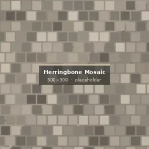 Herringbone Stone Mosaic export packing in fumigated wooden crates