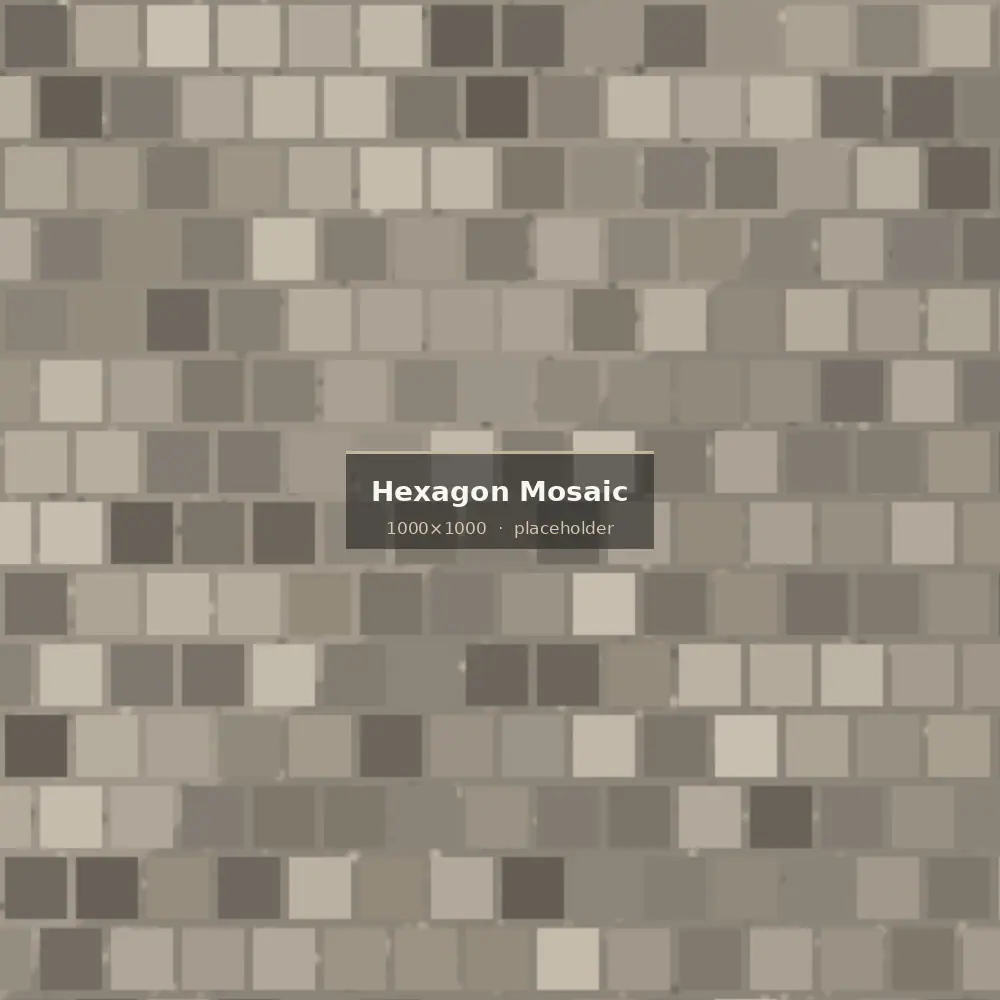 Hexagon Stone Mosaic from Indonesia — main product view