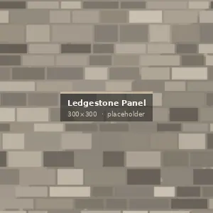 Ledgestone Panel installed on an architectural project