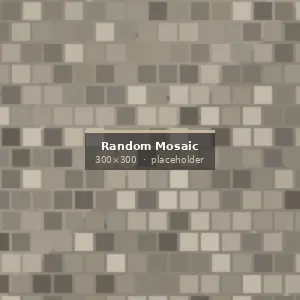 Random Natural Stone Mosaic surface detail showing finish and stone texture