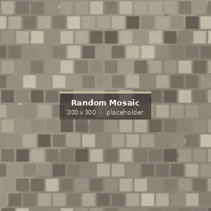 Random Natural Stone Mosaic export packing in fumigated wooden crates