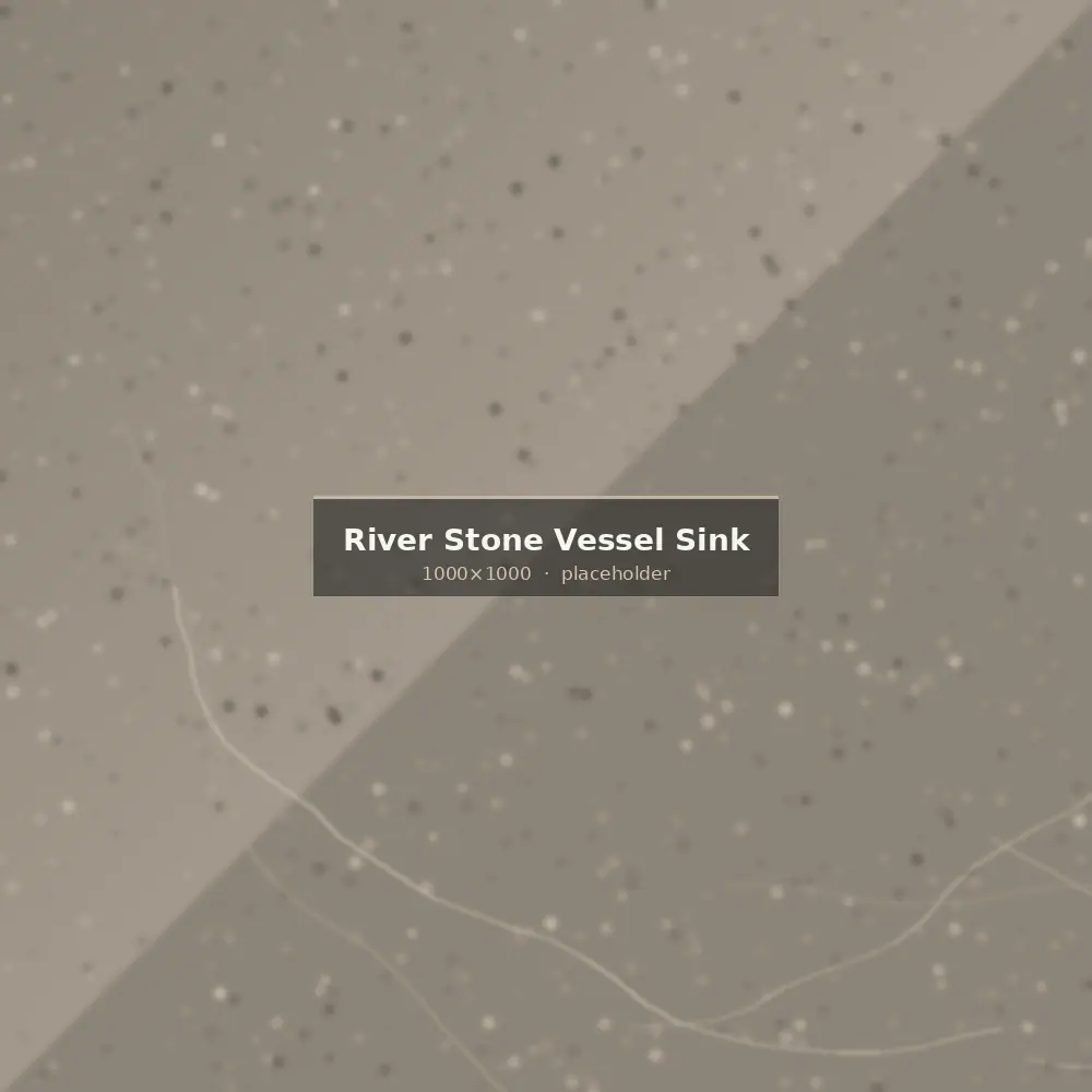 River Stone Vessel Sink from Indonesia — main product view