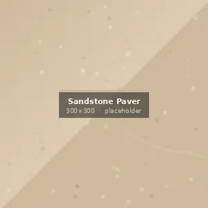 Sandstone Paver installed on an architectural project