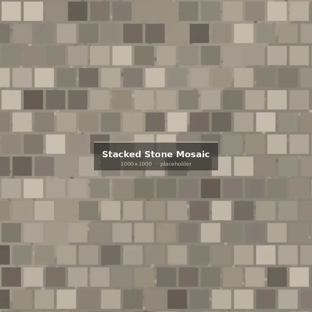 Stacked Stone Mosaic Panel from Indonesia — main product view