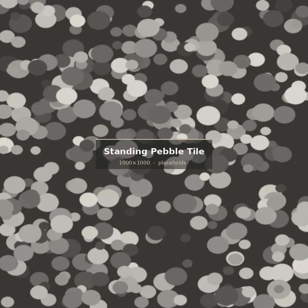 Standing Pebble Mosaic Tile from Indonesia — main product view
