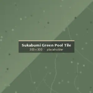 Sukabumi Green Stone Pool Tile surface detail showing finish and stone texture