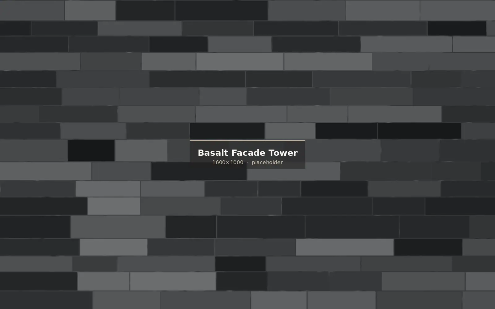 Dense basalt rainscreen facade on a commercial office tower in Dubai