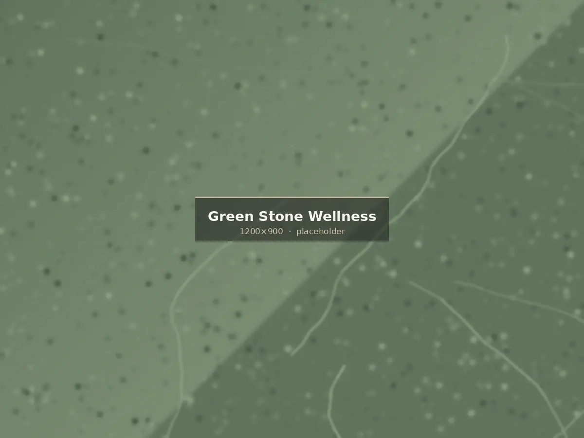 Honed green stone plunge pool continuous with wall cladding